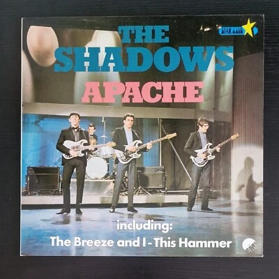 THE SHADOWS  "  APACHE "  LP  12"  - EMI/STAR GOLD RECORDS - Image 1 of 4