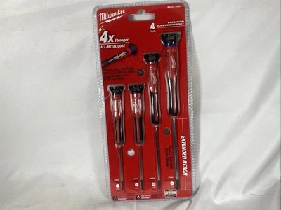 Milwaukee 48-22-2604 4 PC Precision Screwdriver Set - Image 1 of 3