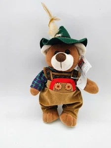 ES Toys Euro Souvenirs Germany Teddy Bear Plush 11" Gerhardshofen NEW See Descri - Picture 1 of 8