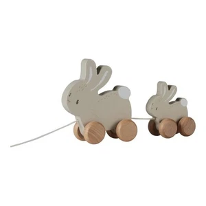 Little Dutch Pull Along Wooden Bunnies - Picture 1 of 2