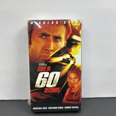 Gone in 60 Seconds VHS Brand New Factory Sealed! Nicolas Cage, Angelina Jolie - Image 1 of 4