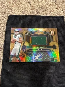 2024 Panini Gold Standard JORDAN TRAVIS #206 RC Rookie Patch Auto/199 Jets RPA - Foto 1 di 9