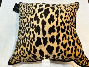 Canaan Company 20" x 20" Luxury Decorative Feather Down Pillow Leopard NWT - Picture 1 of 11