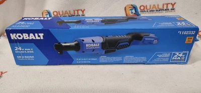 New Kobalt KRW 124B-03 24V Li-Ion Brushless 3/8" Drive Ratchet - Bare Tool - Image 1 of 4