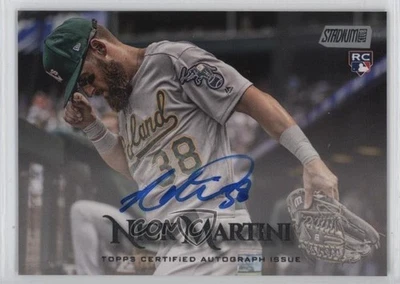 2019 Topps Stadium Club Auto Nick Martini #SCA-NM Rookie Auto RC - Image 1 of 2