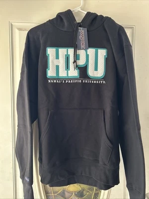 Sudadera con Capucha Negra Grande Hawaii Pacific University Jansport HPU NUEVA Foto 1 de 4