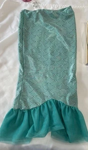 Disney Store Little Girls Ariel Swimsuit Skirt Little Mermaid Green Size 7/8 - Picture 1 of 5