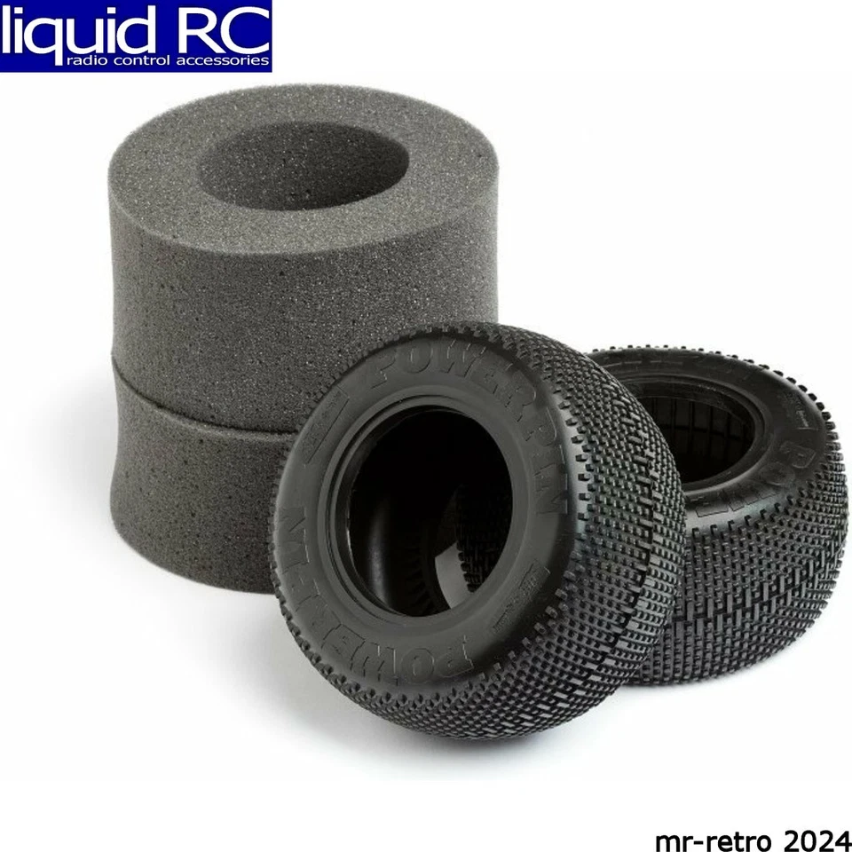 HPI 67687 Powerpin 2.2 Inch Mt Tire White 2 pieces - Image 1 of 1