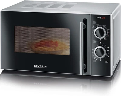 Forno a Microonde 2 in 1 Con Grill 700 W, Forno Con 9 Programmi Automatici, Forn - Immagine 1 di 4