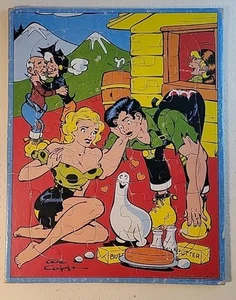 RARE !!! Vintage Li'l Abner Copr.1951 United Feature Syndicate Tray Puzzle - Picture 1 of 6
