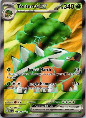 Torterra ex - Ultra Rare SV05: Temporal Forces 185/162 NM - Image 1 of 2
