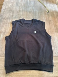 Gilet nero vintage Nike Challenge Court taglia XL Andre Agassi John McEnroe - Foto 1 di 8