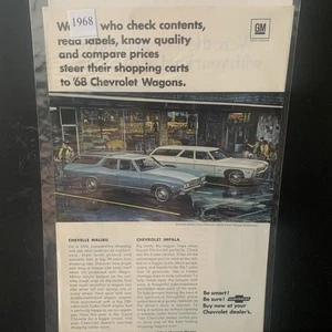 Vintage 1968 Chevrolet Chevy Know Quality Compare Prices Ad Advertisement - Picture 1 of 2