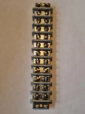 Marco 11 X 2 Terminal Block PN 38TB11B, 141mm X 28mm, NOS - Image 1 of 3