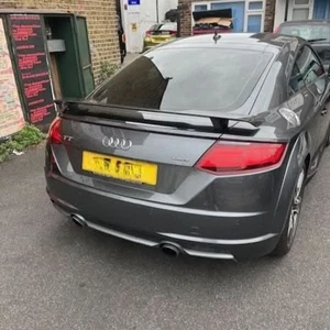 CF Style Carbon Fibre Boot Spoiler for Audi 8S TT TTS MK3 15-20 - Picture 1 of 8