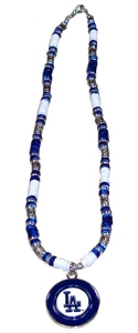 Los Angeles Dodgers Natural Shell Necklace Pendant 18"Shell Fashion New MLB - Picture 1 of 1