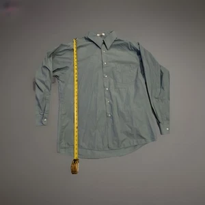 Van Heusen 17 - 34/35 XL Light Green Wrinkle Free - Picture 1 of 8