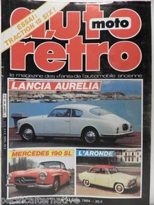 Revue AUTO RETRO magazine n° 44 - avril 1984 collection lancia aurelia l'aronde - Imagen 1 de 1
