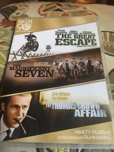 MGM 90TH ANNIVERSARY TRIPLE FEATURE DVD Steve McQueen Garner Brenner 3 Disc Set - Picture 1 of 2