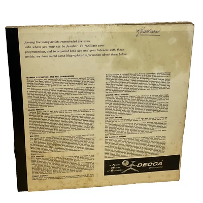 Disc Jockey Sampler Designed For '57 (Vinyl, 1957, 2x LP) Decca DL 38019 Good LP - Image 1 of 4