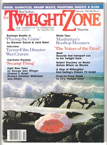 TWILIGHT ZONE V 1 # 12 HORROR MAGAZINE WES CRAVEN INTERVIEW SWAMP THING PREVIEW - Picture 1 of 2
