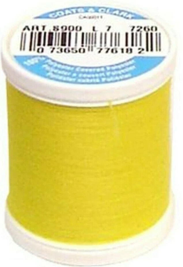 Coats & Clark ~ Dual Duty All Purpose Thread, 125 yd ~ (S900-7260 - Mimosa) - Image 1 of 1