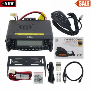 TYT TH-9800 PLUS 50W Ricetrasmettitore Radio Mobile Auto FM con Cavo Programmazione Top - Foto 1 di 11