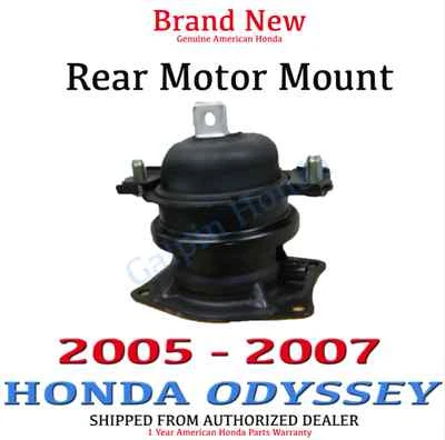Genuine OEM Honda Odyssey Rear Motor Mount 2005-2007 EXL/TRNG (50810-SHJ-305) Foto 1 de 2