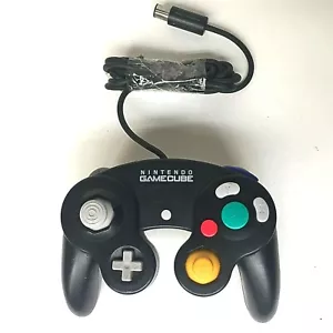 Nintendo GameCube Controller Black (DOL-003) Tight Joysticks - Official Genuine - Picture 1 of 12