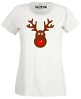 Rudolph Women's T-Shirt Christmas Santa Red Nose Costume Party Festive Snow