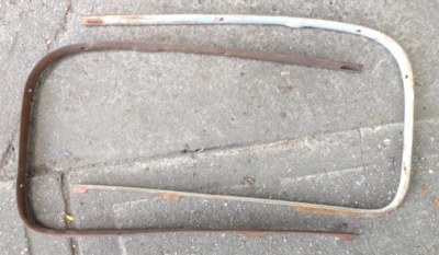 1937 1938 1939 Ford WINDSHIELD GARNISH MOLDINGS Original pair car - Image 1 of 4