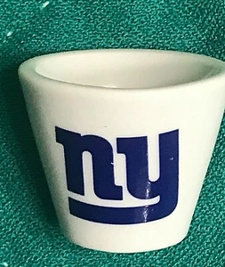 NFL Mini NY Shot Glass Cup Team Porcelain Football 2007 - Picture 1 of 4