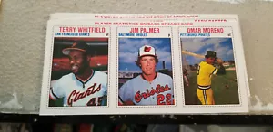 1979 HOSTESS PANEL JIM PALMER WHITFIELD MORENO ORIOLES GIANTS PIRATES # 10-12 - Picture 1 of 1