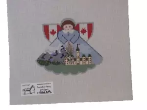 Poni pintado diseños Canada Angel con dije pintado a mano 18 unidades - Imagen 1 de 2