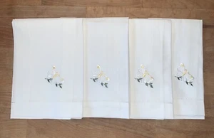 TCM Tchibo Servietten weiß mit Schmetterling Motiv L38,5 cm x B38,5 cm **NEU** - Bild 1 von 4