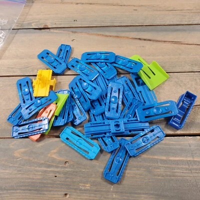 Hot Wheels Lot of Many Blue Track Connectors - Image 1 of 3