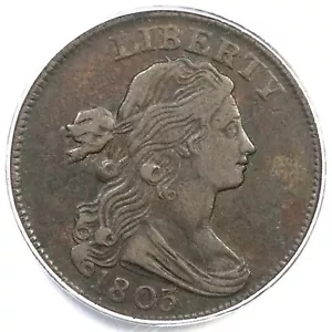 1803 S-252 R-2 PCGS VF30 "Sm Date, Sm Frac" Draped Bust Large Cent Coin 1c - Picture 1 of 4