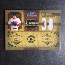 2005 Donruss Timeless Treasures - Stats Champs- Curt Schilling GW Jersey #/38