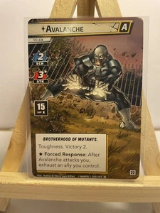 Marvel Champions Mutant Genesis Promo Card Alternative Art Villain Avalanche - Picture 1 of 2