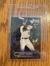 2022 Bowman Sterling Hendry Mendez Rookie Card Black /10 🔥🔥🔥