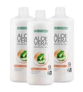 LR Lifetakt Aloe Vera Drinking Gel Sabor Melocotón Set de 3 - 1000 ml./33,3 fl. oz - Imagen 1 de 5