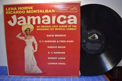 Lena Horne Ricardo Montalban Jamaica Original Cast Album LP RCA LOC-1036 Mono Foto 1 de 2