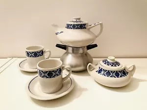 🔴 Moka Letizia set COMPLETO tete a tete design Luciano Mancioli anni 60 70 - Foto 1 di 3