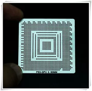 2PC Direct Heating Stencil For PS3-GPU PS3-CPU Reballing Tin Planting Mesh 0.6MM - Picture 1 of 2