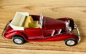 Yatming 8502 Mercedes 540K Cabriolet 4.75" Die Cast Scale Model In Red - Picture 1 of 7