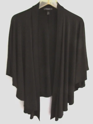 Платье Barn Collection открытый передний эластичный кардиган асимметричный подол 18/20 черный - Изображение 1 из 4