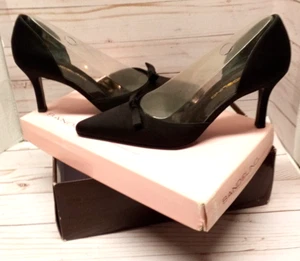 Bandolino Black high heel composition leather soles size 8 1/2m - Picture 1 of 15