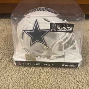 2024 Dallas Cowboys Salute To Service Riddell Speed Mini Helmet - Picture 1 of 7