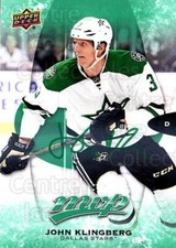 2016-17 Upper Deck MVP Green #10 John Klingberg