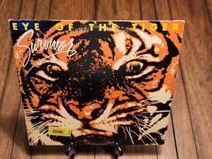 Eye Of The Tiger Rocky Theme Vintage Orange Cover Vinyl Record 70s 80s - Picture 1 of 7